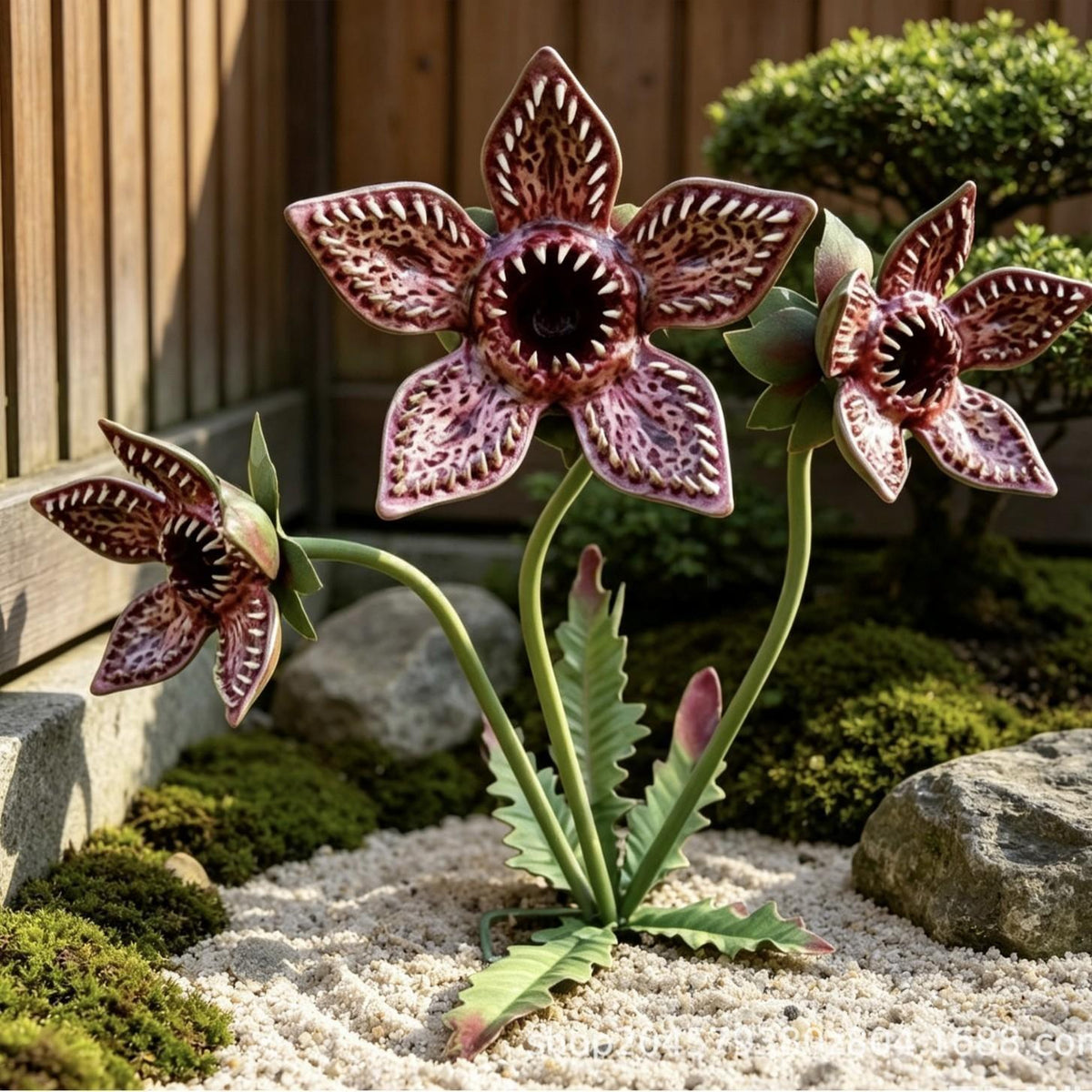 🌿 Piquet de jardin Fleur Monstrueuse
