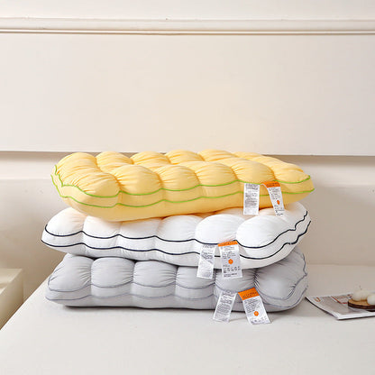 Noomoriey™ Cloud Pillow – Ultra Fluffy Quilted Bed Pillow with Breathable Support for Side, Back & Stomach Sleepers