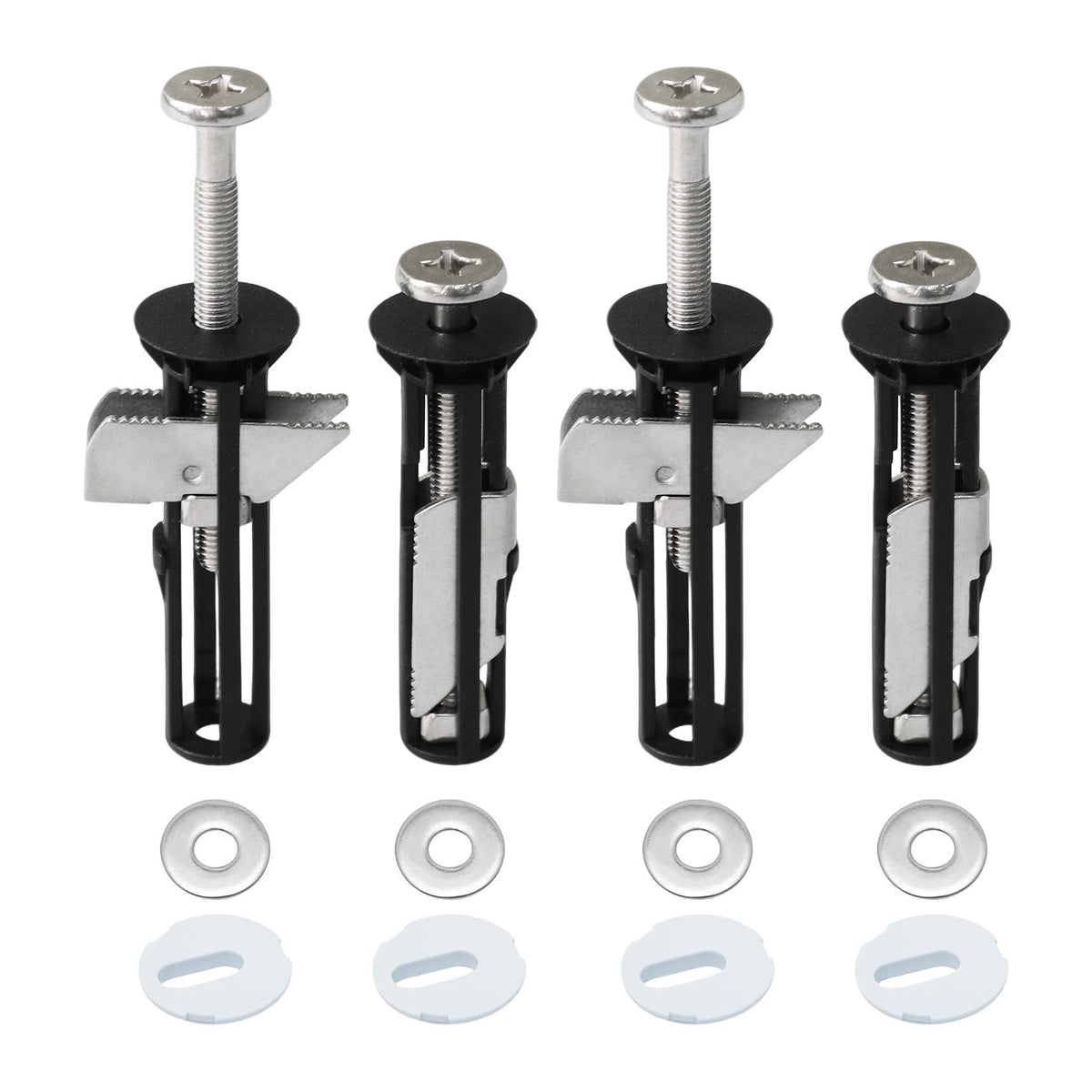 🔒 Boulon de fixation universel pour siège de toilettes – Kit de verrouillage rapide en acier inoxydable 304 avec 2 rondelles