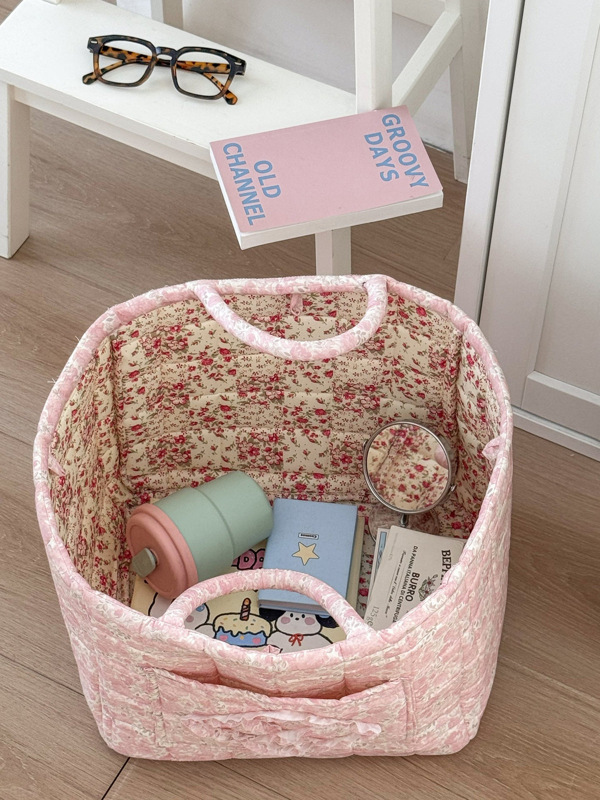 🚗Multi-Purpose Fabric Car Storage Basket with Handle | Foldable & Washable