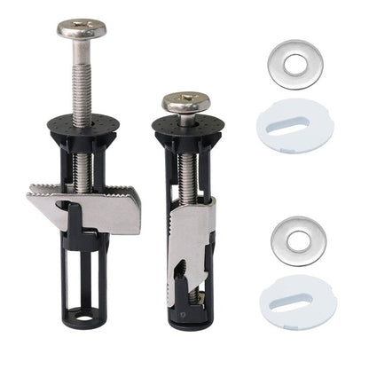 🔒 Boulon de fixation universel pour siège de toilettes – Kit de verrouillage rapide en acier inoxydable 304 avec 2 rondelles