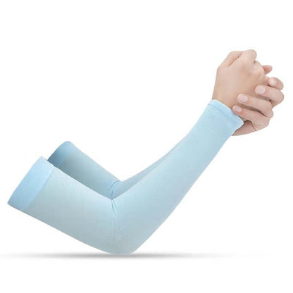 2 paires de manchons rafraîchissants à protection UV pour homme et femme, UPF 50, manchons de sport de compression contre le soleil