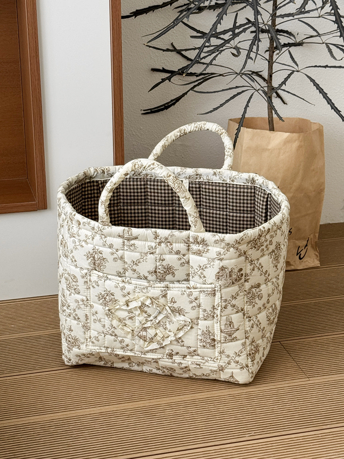 🚗Multi-Purpose Fabric Car Storage Basket with Handle | Foldable & Washable