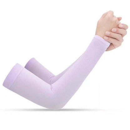 2 paires de manchons rafraîchissants à protection UV pour homme et femme, UPF 50, manchons de sport de compression contre le soleil