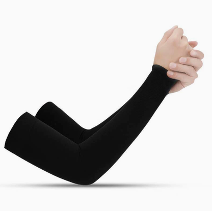 2 paires de manchons rafraîchissants à protection UV pour homme et femme, UPF 50, manchons de sport de compression contre le soleil