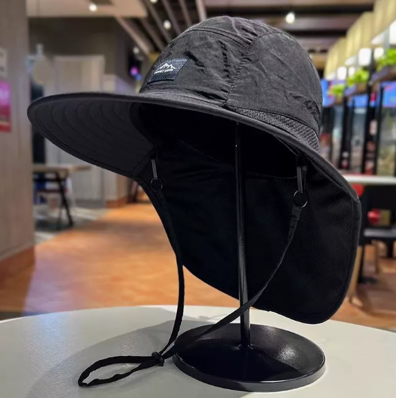 Chapeau de protection solaire d'extérieur - Chapeau de pêcheur d'été unisexe avec protège-nuque | Résistant aux UV, style parent-enfant |Idéal pour le camping et la randonnée