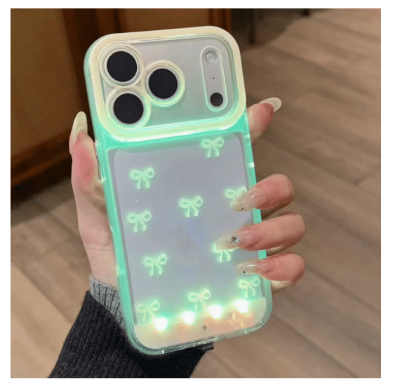 📱Coque de téléphone LED éclatante à nœud