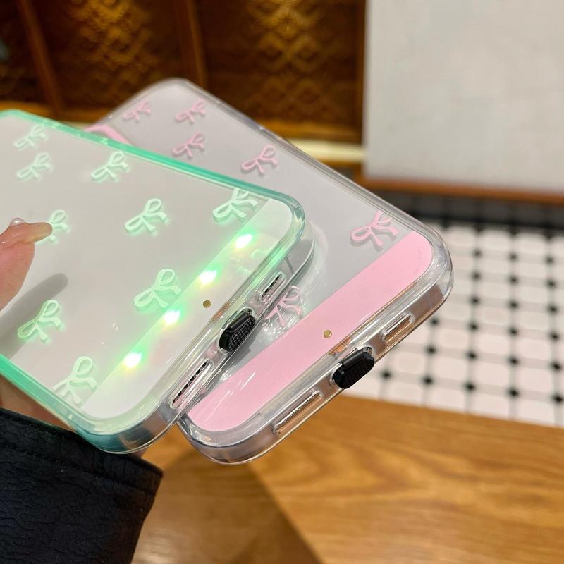 📱Coque de téléphone LED éclatante à nœud