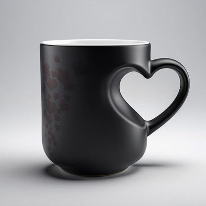 🔥Offre limitée : -52 %✨Mug magique en céramique en forme de cœur qui change de couleur