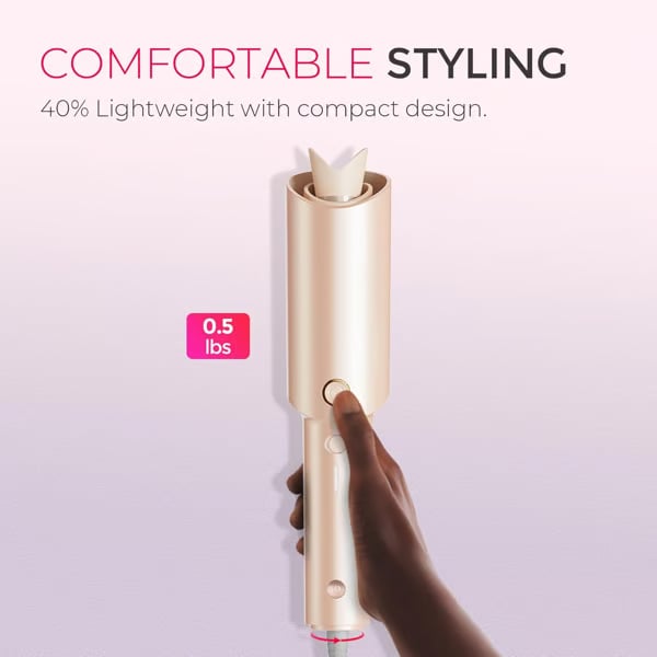 Livraison gratuite 🔥Fer à boucler rotatif automatique - Fer à boucler amélioré à long rouleauau pour cheveux longs