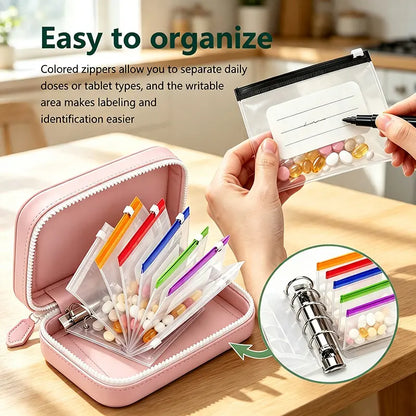 🏆Flash Sale⚡Waterproof Pill Pouch Set-14Pcs Bags Inside