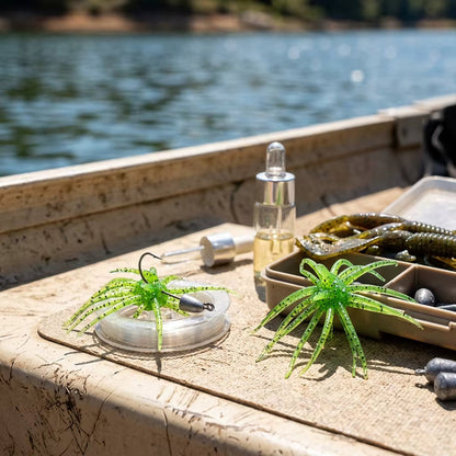 20 pièces d’appâts en forme de dés avec créatures pour la pêche du bar