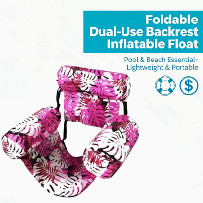🌴 Hamac gonflable pour piscine | Chaise longue en forme de selle pour se détendre en été ✨