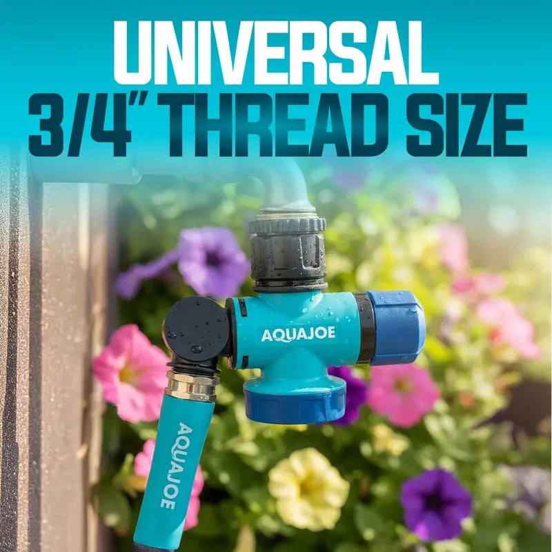 💦 Raccord multifonction pour tuyau d’arrosage Aqua Joe