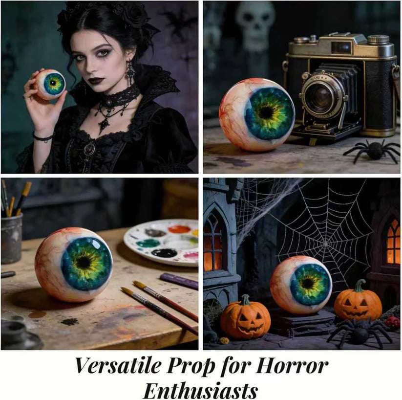 Décoration d’œil de monstre hyperréaliste 👁️