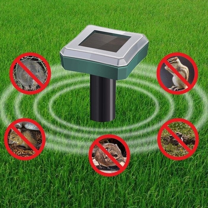 🌱🏡Répulsif solaire pour souris, taupes, serpents et rongeurs nuisibles