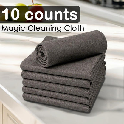 🔥Lot de 10 chiffons de nettoyage magiques, lingettes de nettoyage épaissies réutilisables et sans traces