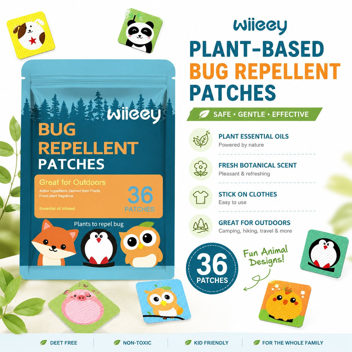 Patchs répulsifs contre les insectes