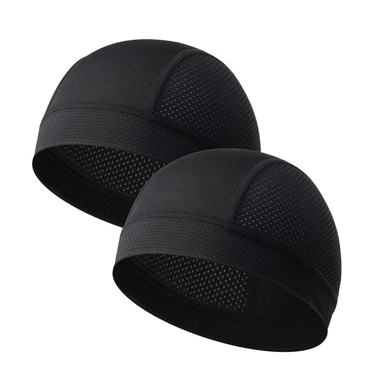 🧢 Lot de 2 sous-casques respirants pour homme | Bandeau léger évacuant la transpiration et sous-casque pour le cyclisme, la course à pied et la moto