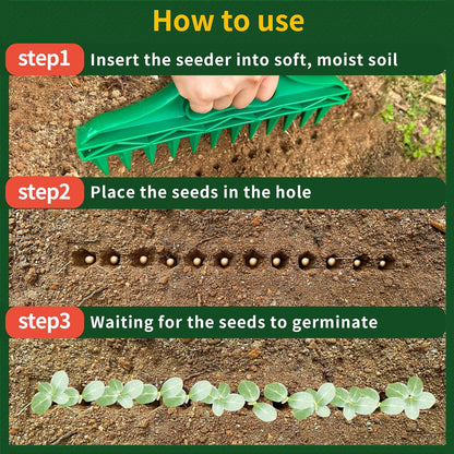 🌱 Transformez votre jardin - ✨Semoir professionnel pour jardin – Outil de plantation de graines sans effort