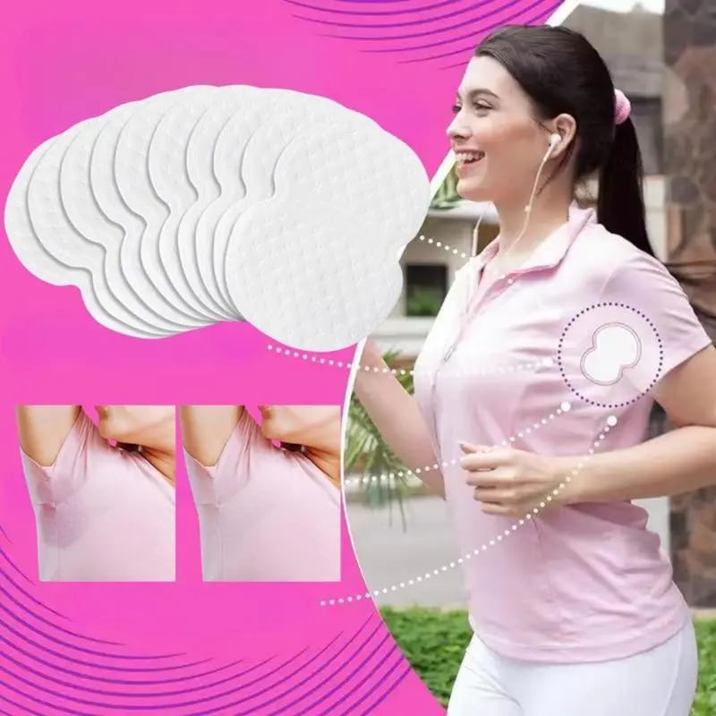 Taches anti-transpiration pour aisselles invisibles, respirantes et jetables — usage quotidien, sport, voyage