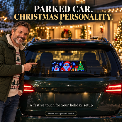 🎄 DIY Christmas LED Pixel Display – App-Controlled Custom Messages & Animations