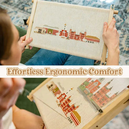 Support de broderie de table réglable – Porte-cadre pour point de croix