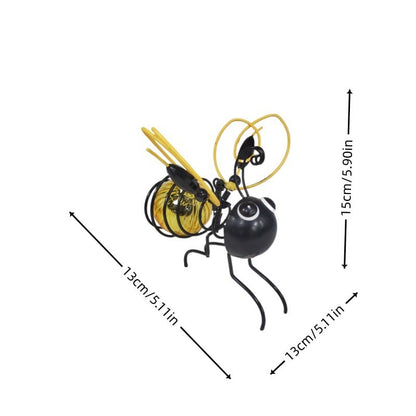 🔥Lampe solaire d’extérieur à suspendre en forme d’abeille