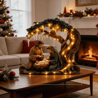 🚚Achetez-en 2, livraison gratuite🎄🎁Figurine décorative de crèche de Noël
