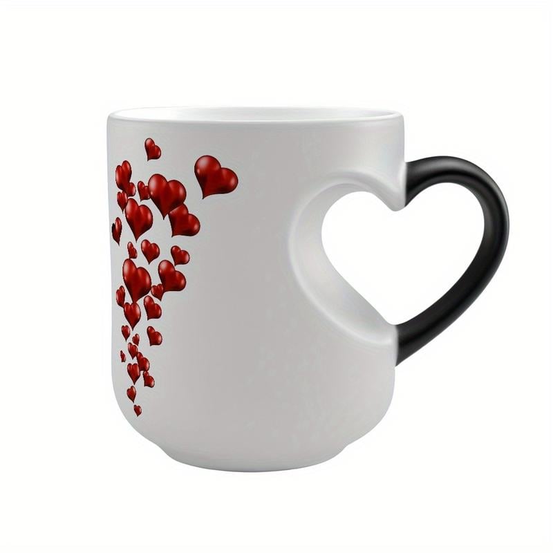 🔥Offre limitée : -52 %✨Mug magique en céramique en forme de cœur qui change de couleur