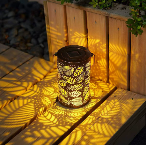 Lanterne solaire colorée en forme de tournesol lumineux pour jardin