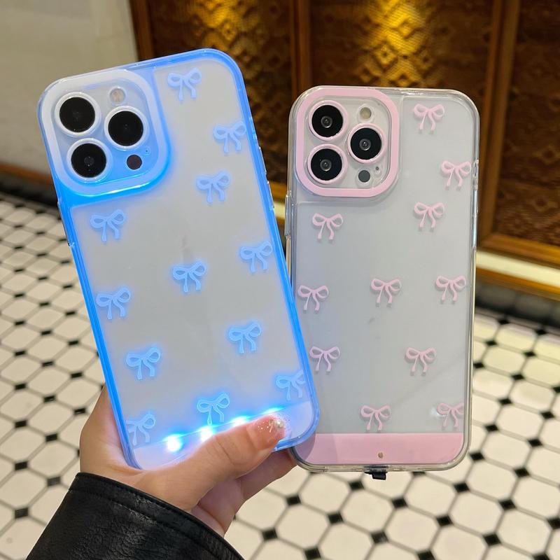 📱Coque de téléphone LED éclatante à nœud