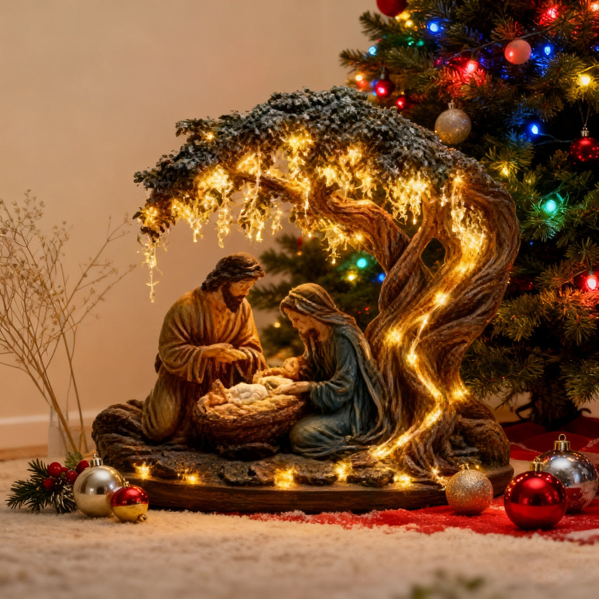 🚚Achetez-en 2, livraison gratuite🎄🎁Figurine décorative de crèche de Noël