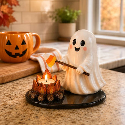 🔥DERNIER JOUR -49%💥Chandelier Chauffe-plat Feu de Camp Halloween