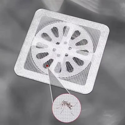 🚿 80 feuilles jetables de ramassage de cheveux pour siphon de salle de bains