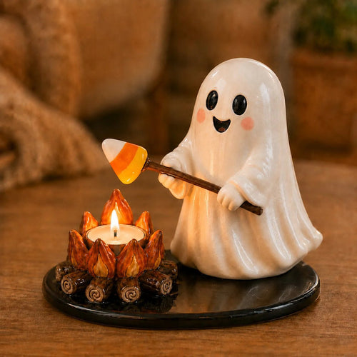 🔥DERNIER JOUR -49%💥Chandelier Chauffe-plat Feu de Camp Halloween