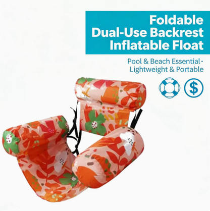 🌴 Hamac gonflable pour piscine | Chaise longue en forme de selle pour se détendre en été ✨