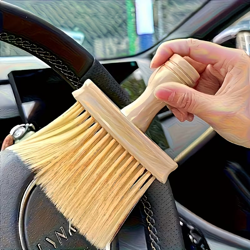 ✨ Brosse à poussière manuelle polyvalente | Plumeau pour la maison, le salon, la chambre, l’intérieur de la voiture et les rebords de fenêtres | Un indispensable écologique pour la maison 🧹🏠