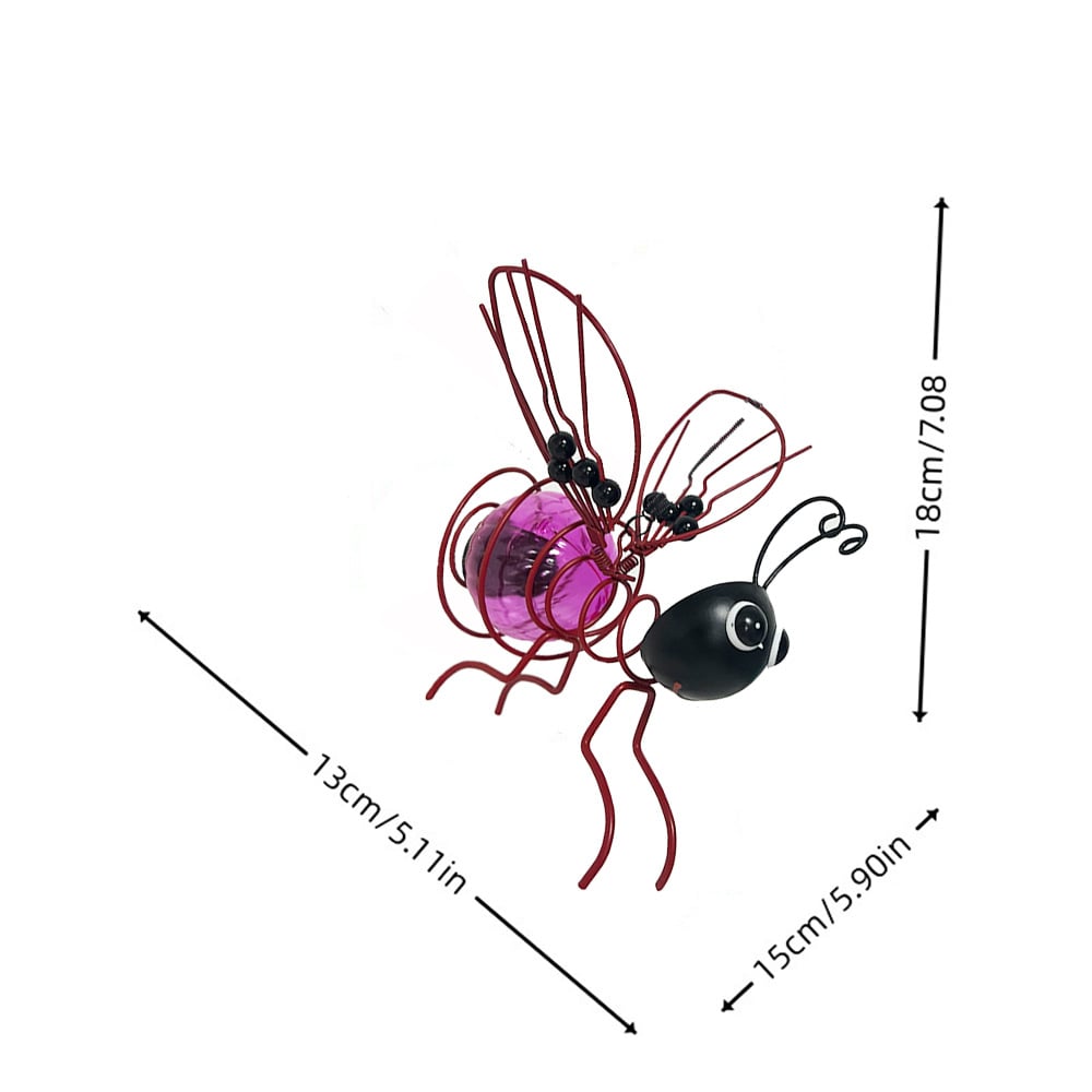 🔥Lampe solaire d’extérieur à suspendre en forme d’abeille