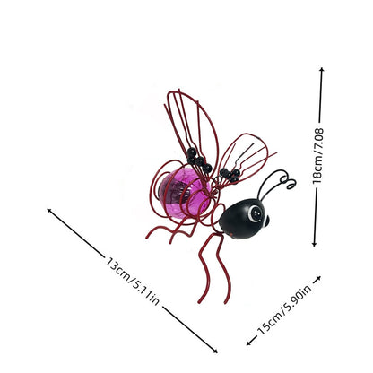 🔥Lampe solaire d’extérieur à suspendre en forme d’abeille