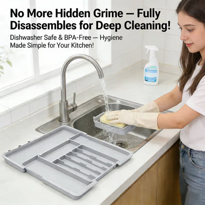 LIVRAISON GRATUITE🔥🔥Tiroir extensible pour ustensiles de cuisine