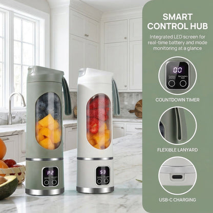 LIVRAISON GRATUITE🔥🔥Le blender portable ultime – rechargeable par USB et compact pour des smoothies partout avec vous