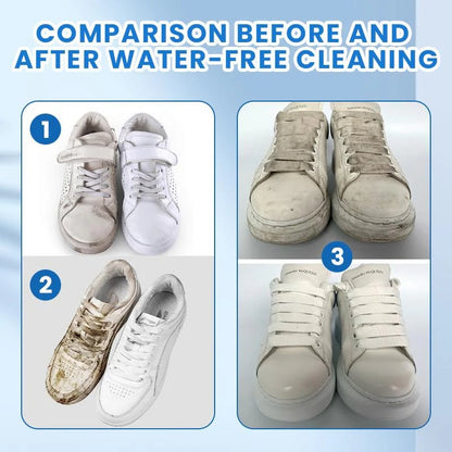 👟Crème nettoyante pour chaussures blanches | Solide, multi-usages, sans rinçage, avec éponge