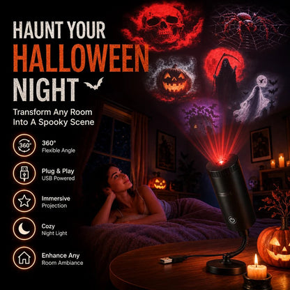 💯Projecteur HD Plug-&-Play à motifs étoilés : lot de 6 disques Halloween