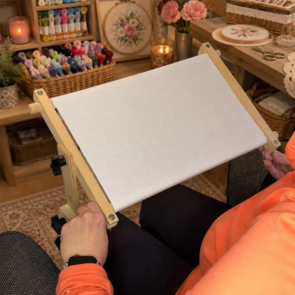 Support de broderie de table réglable – Porte-cadre pour point de croix