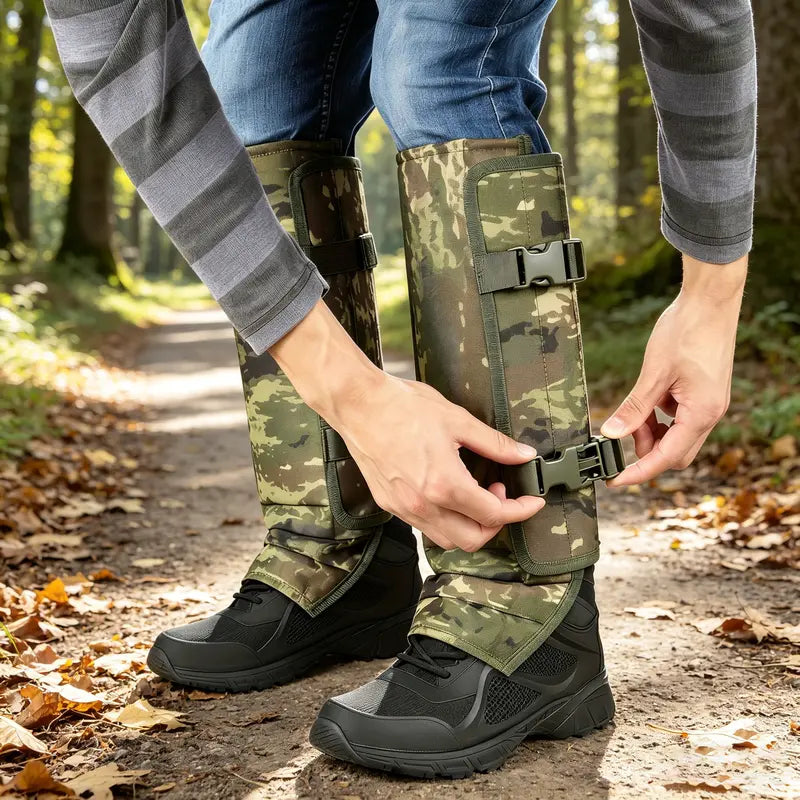 Guêtres de protection réglables unisexe anti-serpent pour l'extérieur
