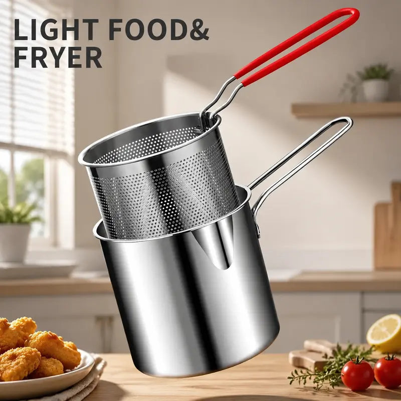 ⚡Friteuse en acier inoxydable