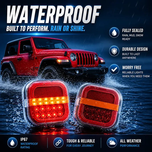 Heavy-Duty LED Trailer Lights – Bright, Reliable & Road Ready