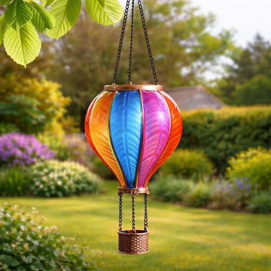🎁 Livraison gratuite 🔥Lanterne solaire suspendue en forme de ballon arc-en-ciel