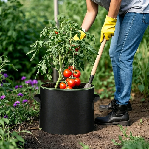 Sacs de culture en tissu robuste – Pots de plantes respirants et réutilisables